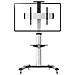 17031260 70" Portable flat panel floor stand Argento base da pavimento per tv a schermo piatto - Foto miniatura 7