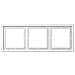 Lsz 983 Bf Ww Bianco Placca Per Interruttori E Coperchio Per Presa - Foto miniatura 1