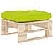 Ottomana Da Giardino Su Pallet In Legno Di Pino Impregnato - Foto miniatura 2