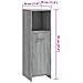 Armadietto Bagno Grigio Sonoma 30x30x95 cm in Legno Multistrato - Foto miniatura 2