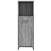 Armadietto Bagno Grigio Sonoma 30x30x95 cm in Legno Multistrato - Foto miniatura 5