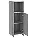 Armadietto Bagno Grigio Sonoma 30x30x95 cm in Legno Multistrato - Foto miniatura 6