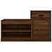 Scarpiera Rovere Marrone 100x42x60 Cm In Legno Multistrato - Foto miniatura 5