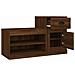 Scarpiera Rovere Marrone 100x42x60 Cm In Legno Multistrato - Foto miniatura 7