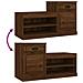 Scarpiera Rovere Marrone 100x42x60 Cm In Legno Multistrato - Foto miniatura 10