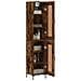 Credenza Rovere Fumo 34,5x34x180 Cm In Legno Multistrato - Foto miniatura 3