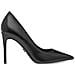 Black Elegant Closed Pumps High Scarpe Con Tacco Pelle Scarpe Donna Nero Eu 37, 1-22470-42 001 - Foto miniatura 2
