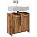 Mobile Lavabo Bagno Legno Antico 60x33x60 Cm Legno Multistrato - Foto miniatura 1