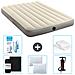 Set Materassino Gonfiabile - 191x137x25 Cm - Beige - Include Accessori Coordinati Cb5 - Foto miniatura 1