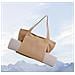 Borsa Da Yoga In Tela Per Donna, Borsa Da Trasporto Per Tappetino Da Yoga Da Esterno Beige - Foto miniatura 3