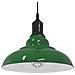 Lampada a Sospensione Regolabile E27 Verde Lucido Ø31cm Metallo - Foto miniatura 2