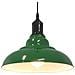 Lampada a Sospensione Regolabile E27 Verde Lucido Ø31cm Metallo - Foto miniatura 5