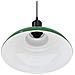 Lampada a Sospensione Regolabile E27 Verde Lucido Ø31cm Metallo - Foto miniatura 9
