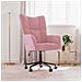 Lusso Casadino -  Sedia Relax Rosa In Velluto - Foto miniatura 8