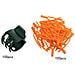 Clip Di Supporto Per Piante - Proteggi Le Tue Piante Da Giardino Orange - Foto miniatura 2