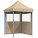 Tendone per Feste Pieghevole Pop-Up con 2 Pareti Beige - Foto miniatura 1