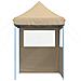 Tendone per Feste Pieghevole Pop-Up con 2 Pareti Beige - Foto miniatura 3