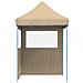 Tendone per Feste Pieghevole Pop-Up con 2 Pareti Beige - Foto miniatura 4