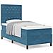 Letto a Box con Materasso blu scuro in Velluto Singolo - Foto miniatura 4