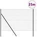 Set di Posti per Recinzione Set di 2 Grigio Metallo 25 x 1,5 m - Foto miniatura 3