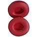 2 Cuscinetti Auricolari Di Ricambio In Pelle Proteica Compatibili Con Cuffie Beats Solo 2 E Solo 3 Red - Foto miniatura 4