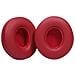 2 Cuscinetti Auricolari Di Ricambio In Pelle Proteica Compatibili Con Cuffie Beats Solo 2 E Solo 3 Red - Foto miniatura 1