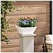 Vaso a Ciotola da Giardino 5 pcs Bianco 35 x 35 x 15 cm Acciaio - Foto miniatura 4