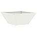 Vaso a Ciotola da Giardino 5 pcs Bianco 35 x 35 x 15 cm Acciaio - Foto miniatura 5