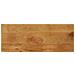 Piano Tavolo 80x40x2,5 cm Rettangolare Legno Massello di Faggio - Foto miniatura 1