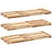 Mensole da Parete 3 pz 100x30x4 cm Legno Acacia Non Trattato - Foto miniatura 1