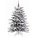 Albero di Natale Artificiale con Rami Pieghevoli Bianco 150 cm - Foto miniatura 4