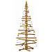 Albero di Natale in legno Marrone 180 cm Legno di pino massello - Foto miniatura 3