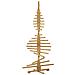 Albero di Natale in legno Marrone 180 cm Legno di pino massello - Foto miniatura 6