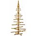 Albero di Natale in legno Marrone 180 cm Legno di pino massello - Foto miniatura 8