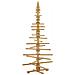 Albero di Natale in legno Marrone 180 cm Legno di pino massello - Foto miniatura 9
