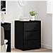 Armadio Nero 60 x 48 x 81 cm Legno multistrato - Foto miniatura 4