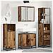 Set di mobili per il bagno con cassetto 3 pcs Legno vecchio - Foto miniatura 2
