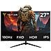 Monitor Gaming Elysium IPS, 27'' Full HD 180 Hz Nero - Foto miniatura 1
