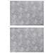 Dischi Quadrati 2 pcs Argento 40 x 30 cm Alluminio - Foto miniatura 1