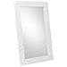 Specchio In Metallo Bianco 50x03x80 - Foto miniatura 1