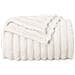 Coperte da Pile 6 pcs Crema 240 x 220 cm Panno - Foto miniatura 5