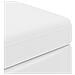 Pouf Bianco Pelle Sintetica e Legno Ingegnerizzato - Foto miniatura 6