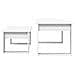 Set di Tavolini da Caffè 2 pcs Bianco Legno multistrato - Foto miniatura 9