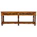 Tavolo Console In Legno Finitura A Mano - Foto miniatura 2