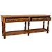 Tavolo Console In Legno Finitura A Mano - Foto miniatura 4