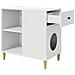 Casa per Gatti Bianco 72 x 42.5 x 70 cm Legno multistrato - Foto miniatura 5