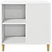 Casa per Gatti Bianco 72 x 42.5 x 70 cm Legno multistrato - Foto miniatura 6