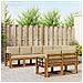 Set di divani da esterno con cuscino 8 pcs Naturale e Beige - Foto miniatura 2