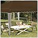 Tenda per feste a pop-up 575 x 290 x 245 cm Tortora - Foto miniatura 3