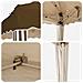 Tenda per feste a pop-up 575 x 290 x 245 cm Tortora - Foto miniatura 9